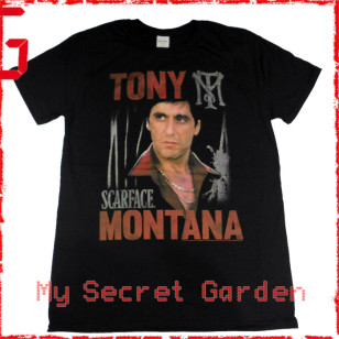 Scarface - Tony Montana Official Fitted Jersey T Shirt ( Men M ) ***READY TO SHIP from Hong Kong***